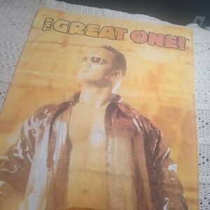 Vtg 2001 WWF The Rock The Great One Beach Towel‎ Dwayne Johnson WWE 54 x 28